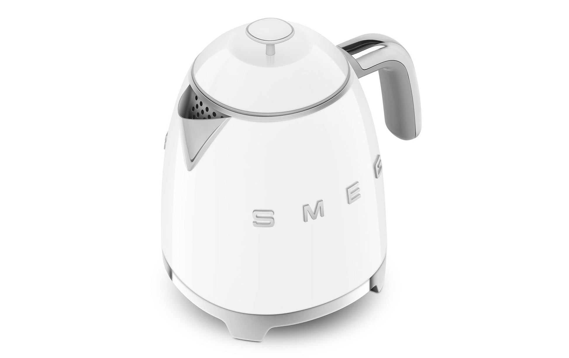 SMEG KLF05WHEU – Wasserkocher 0,8 l, 1400 W, Edelstahl, Weiss