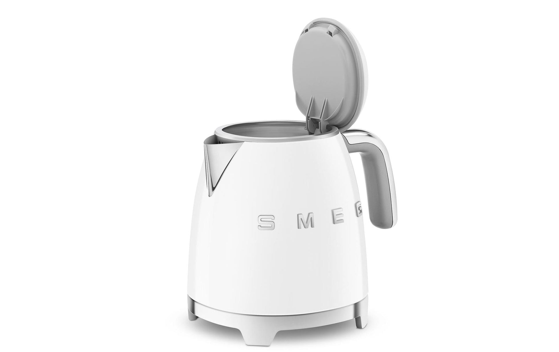 SMEG KLF05WHEU – Wasserkocher 0,8 l, 1400 W, Edelstahl, Weiss