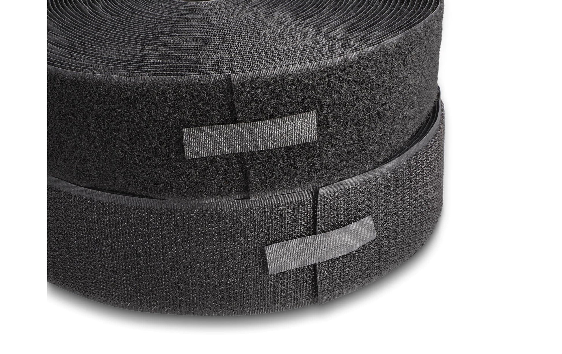 DeLOCK Klettband 15 m × 50 mm, schwarz