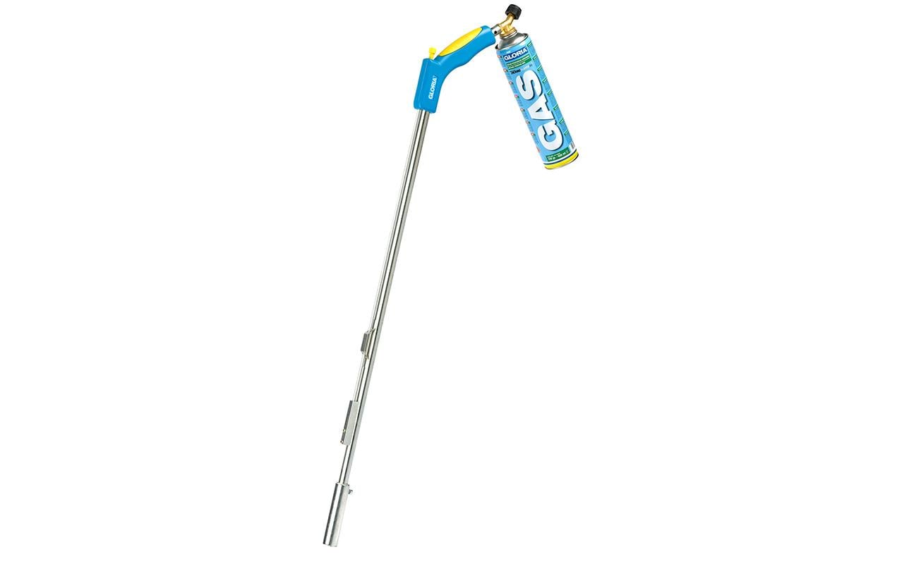 GLORIA Thermoflamm bio Comfort Unkrautbrenner – Länge 970 mm, Gewicht 2,3 kg – 2-teilig – inkl. Gaskartusche
