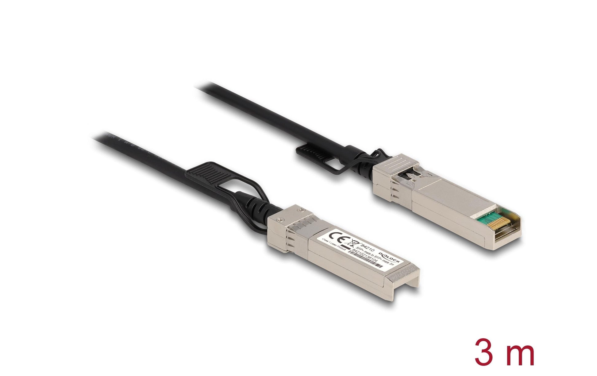 DeLOCK SFP+‑SFP+ DAC-Kabel – 10G, passiv, 3 m