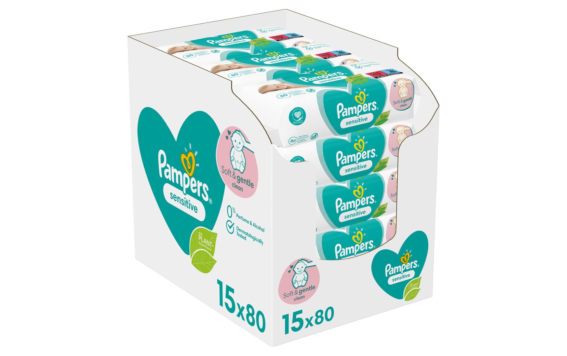 Pampers Feuchttücher Sensitive – 1200 Stk
