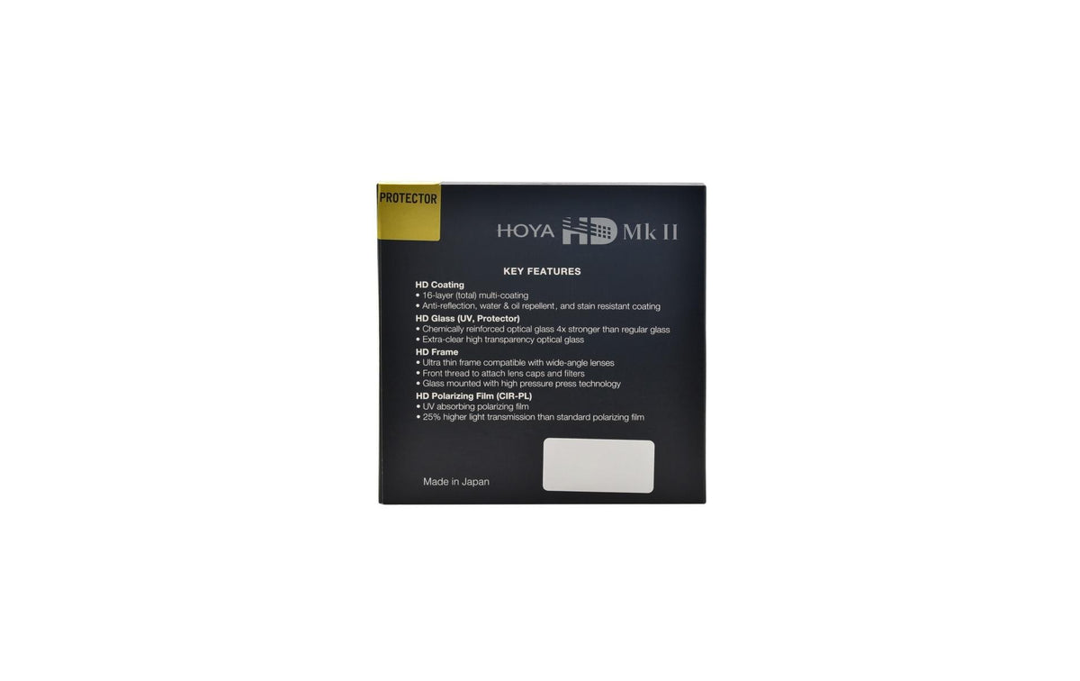 Hoya HD Mk II Protector-Filter 72 mm – Aluminium, wasserabweisend, mit Tragetasche