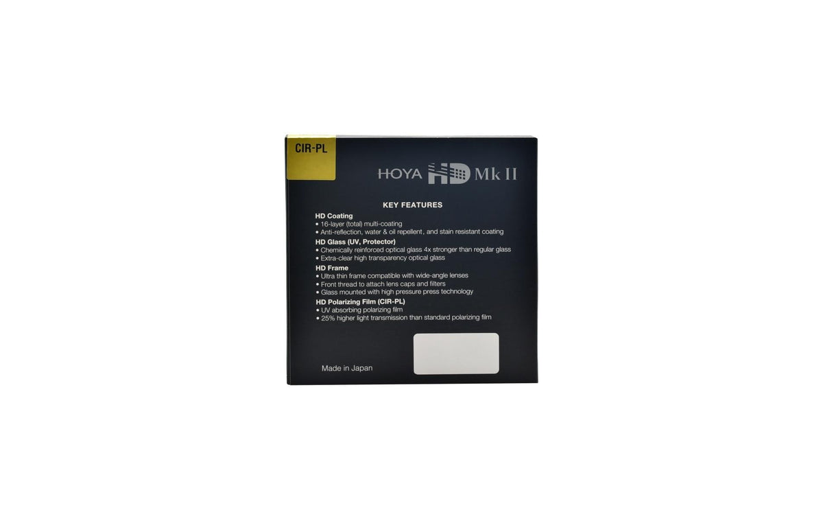 Hoya HD Mk II CIR-PL Polarisationsfilter 62 mm – Aluminium – 1er-Pack