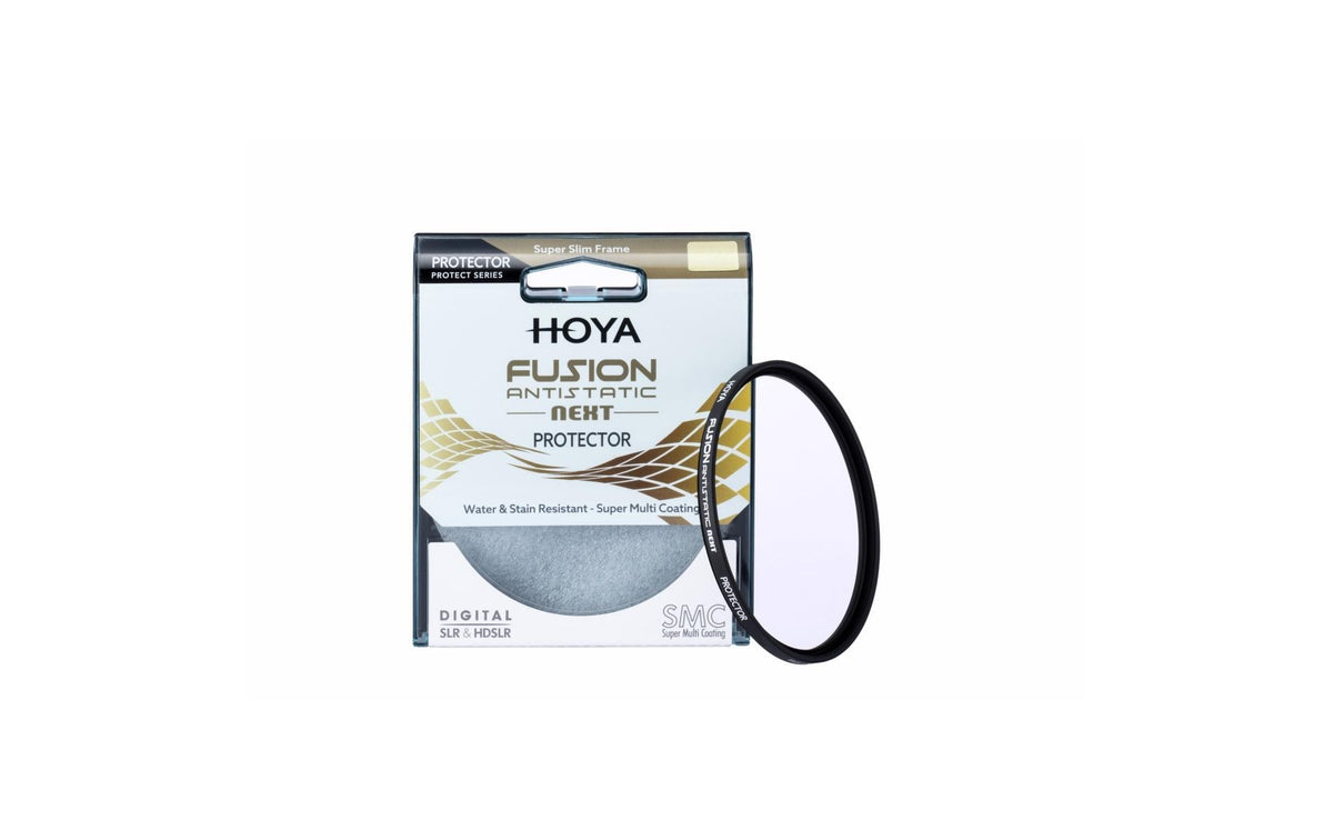 Hoya Fusion Antistatic Next Protector Schutzfilter – 58 mm – antistatisch, wasserabweisend – Schwarz