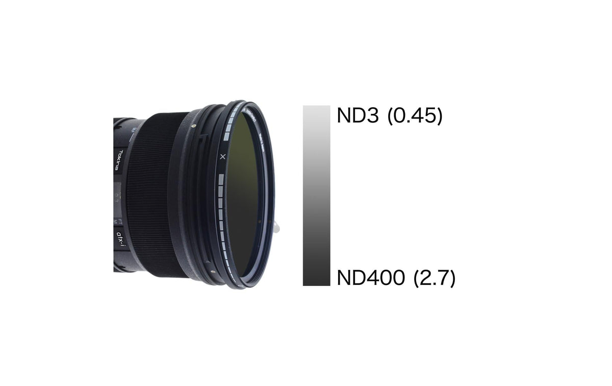 Hoya Variable Density II ND3-400 Graufilter – 62 mm, 1,6 Blendenstufen