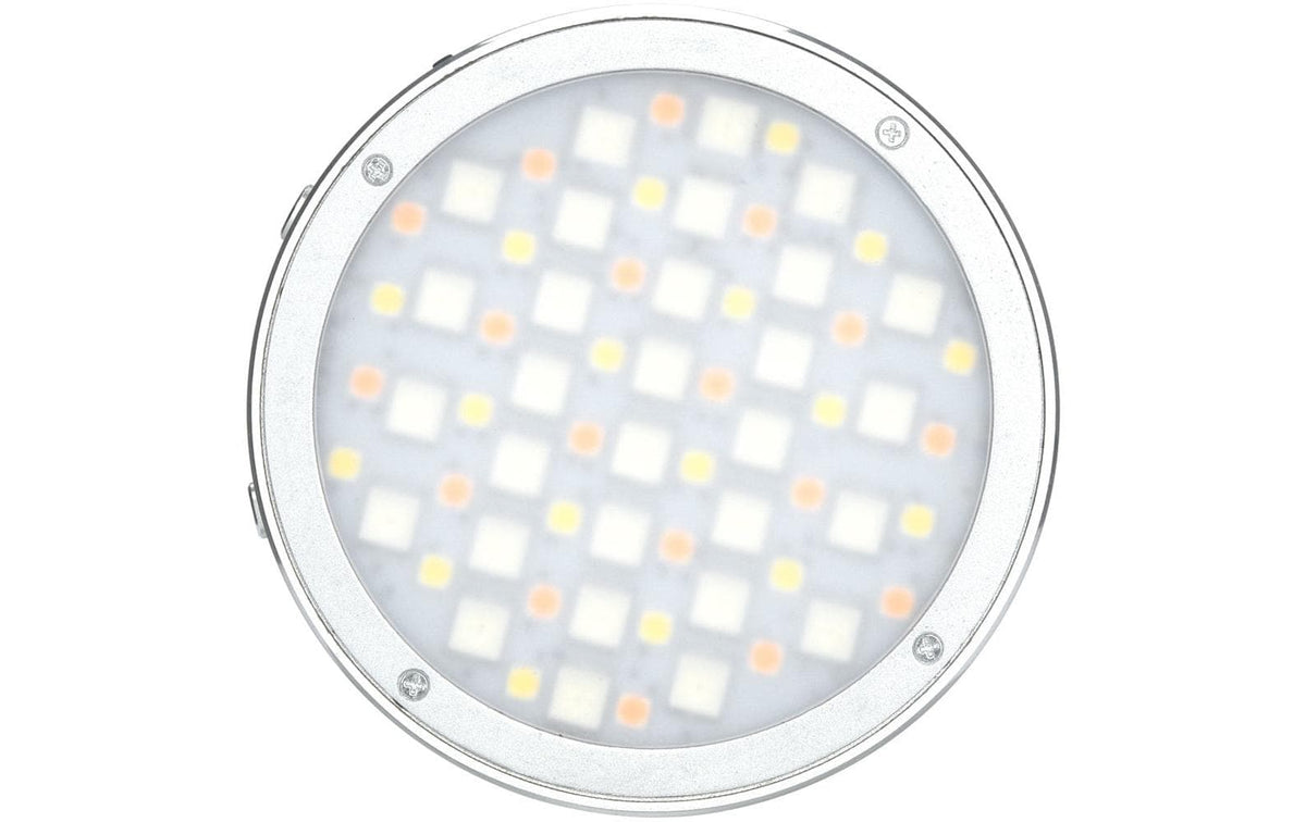 Godox Mini-RGB-Leuchte R1 – 75 × 75 mm, dimmbar, Akku, RGB, schwarz