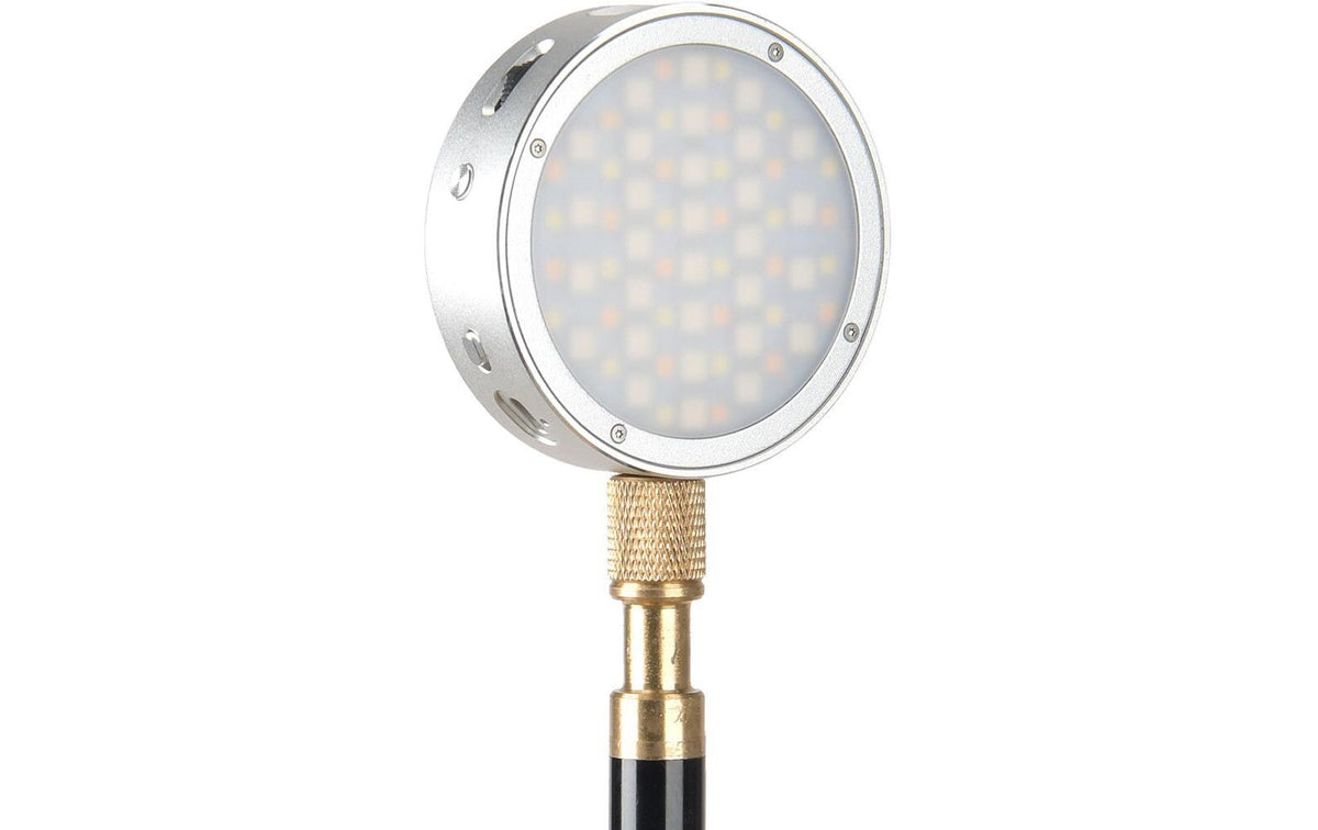 Godox Mini-RGB-Leuchte R1 – 75 × 75 mm, dimmbar, Akku, RGB, schwarz