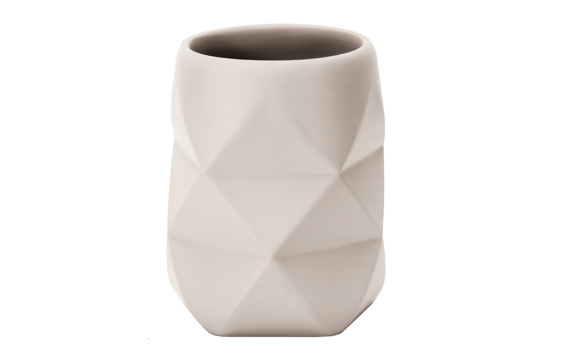 Kleine Wolke Zahnputzbecher – 8×8×10 cm, Polyresin, Beige