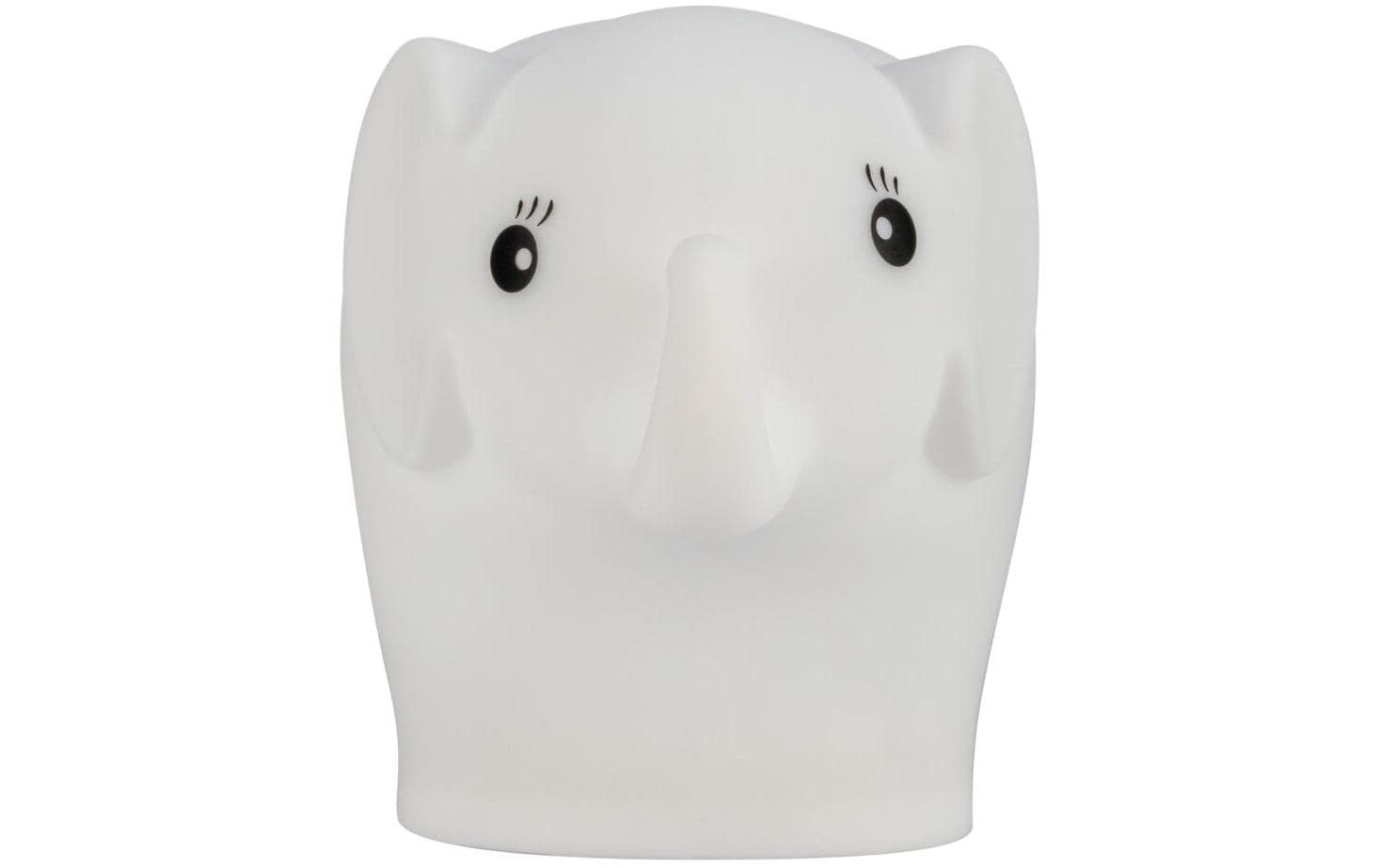 Pauleen Nachtlicht Night Elephant – 40 lm, mehrfarbig, Akku 24 h, IP20 – Weiss