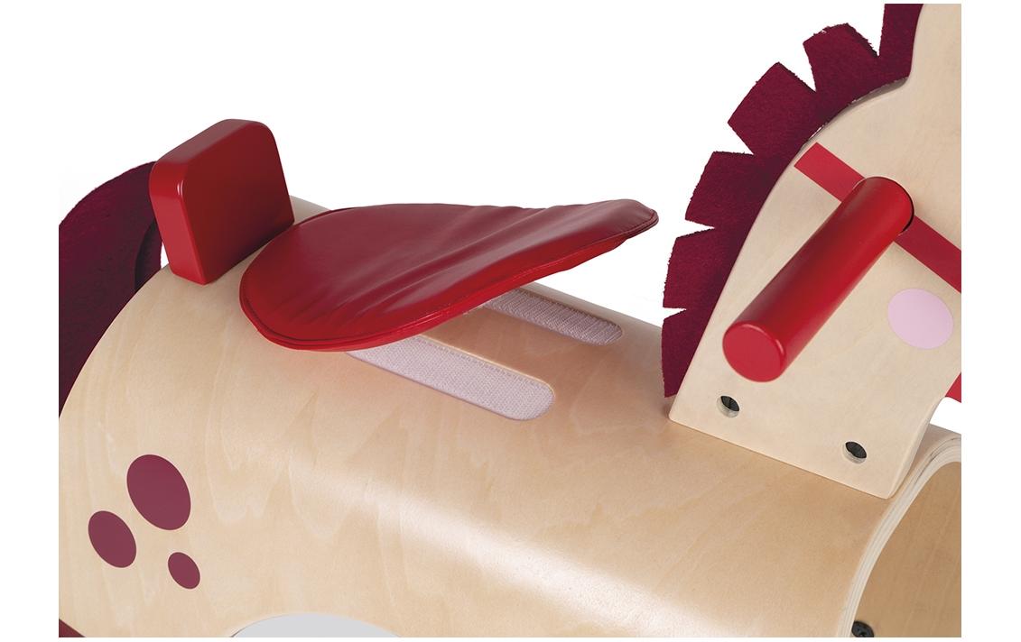 JANOD Schaukelpferd Pony – max. 17 kg – 62 × 43,5 × 33,5 cm – 1 Stück – ab 1 J. – Holz – holzfarben – FSC