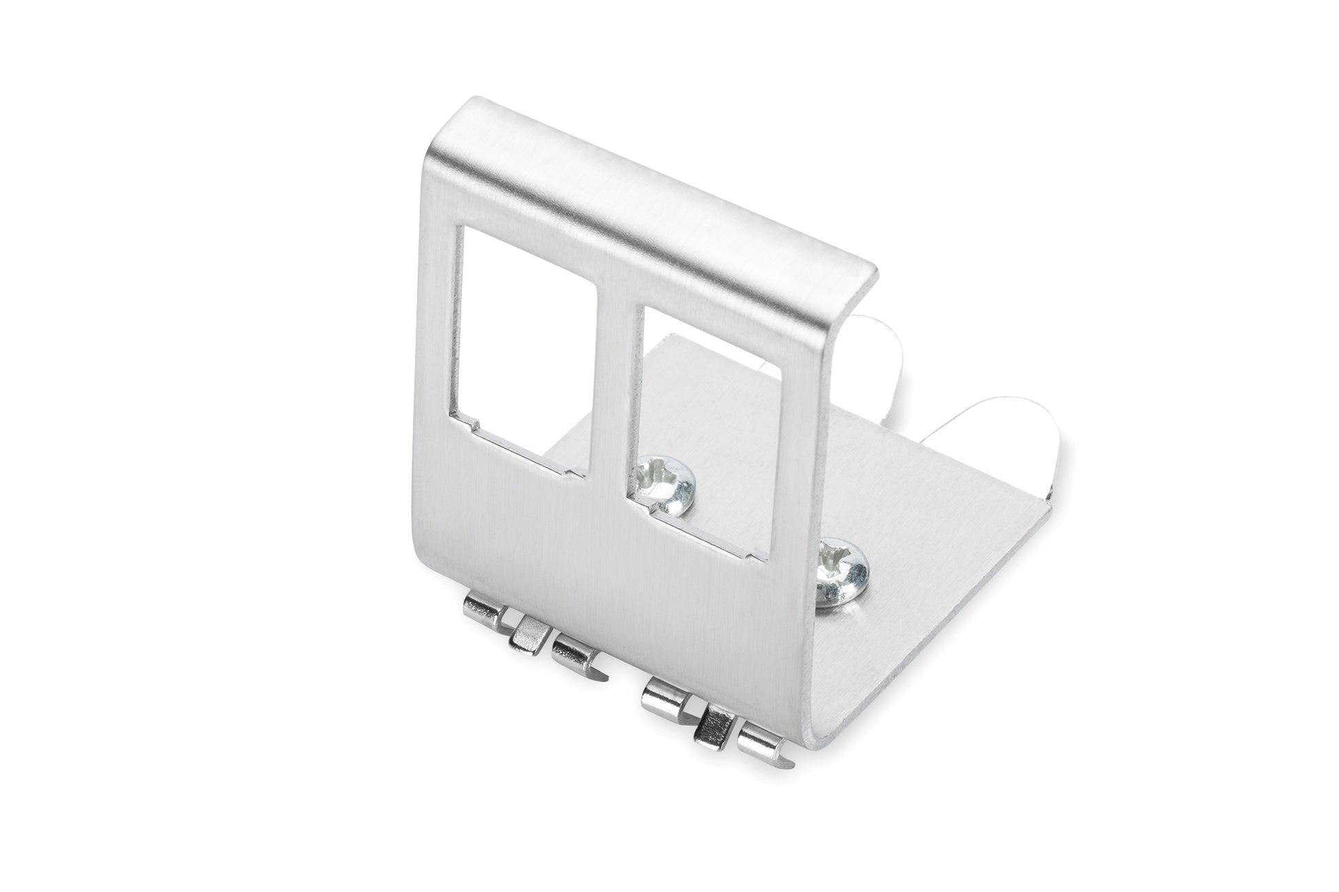 Digitus Hutschienenadapter – 2× Keystone-Fassungen, Metall, für Keystone-Module (jede Marke)