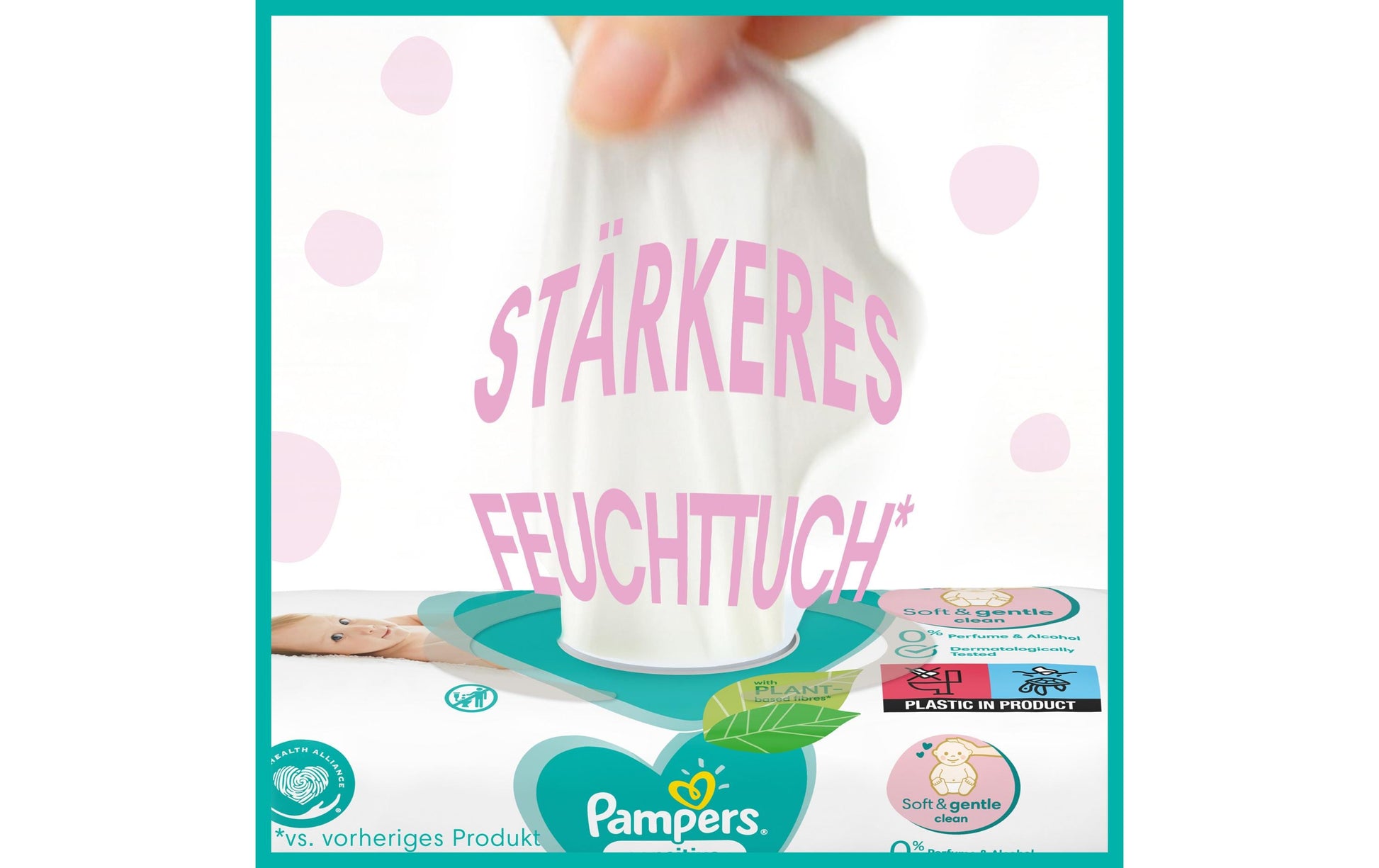 Pampers Feuchttücher Sensitive – 1200 Stk