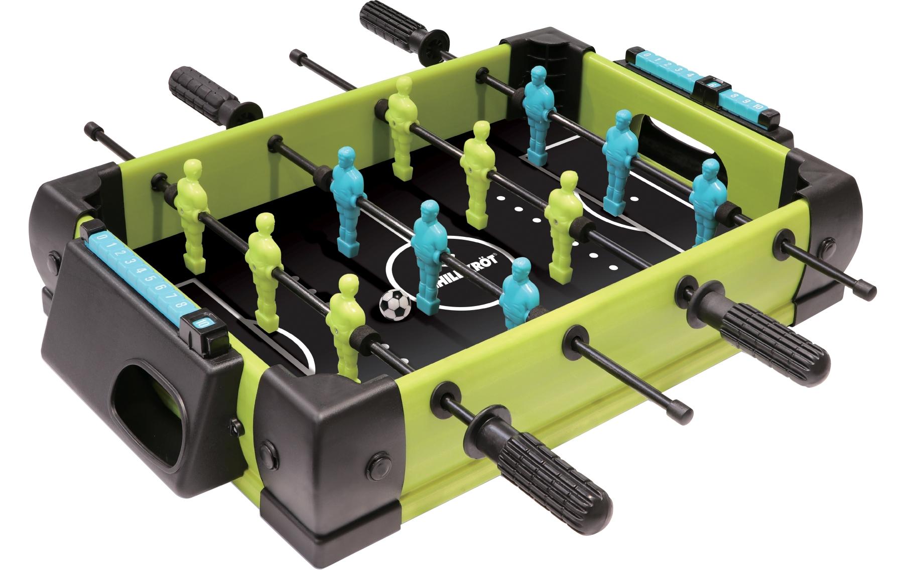 Schildkröt Funsports Mini Tischfussball – Brettspiel, 2 Spieler, ab 5 Jahren, 10 Min., EN