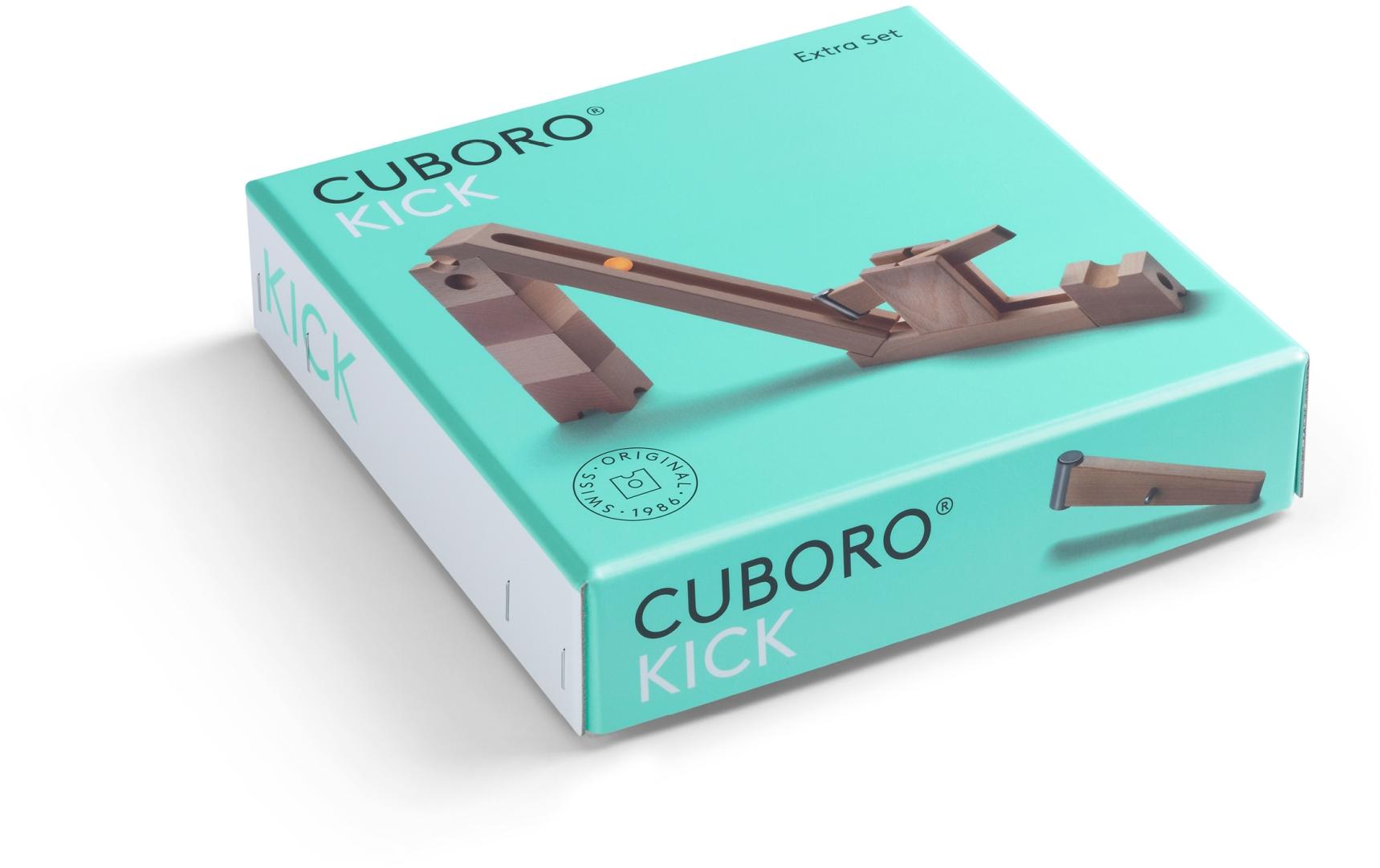 Cuboro KICK Murmelbahn – 13-teilig – ab 8 Jahren – Buche