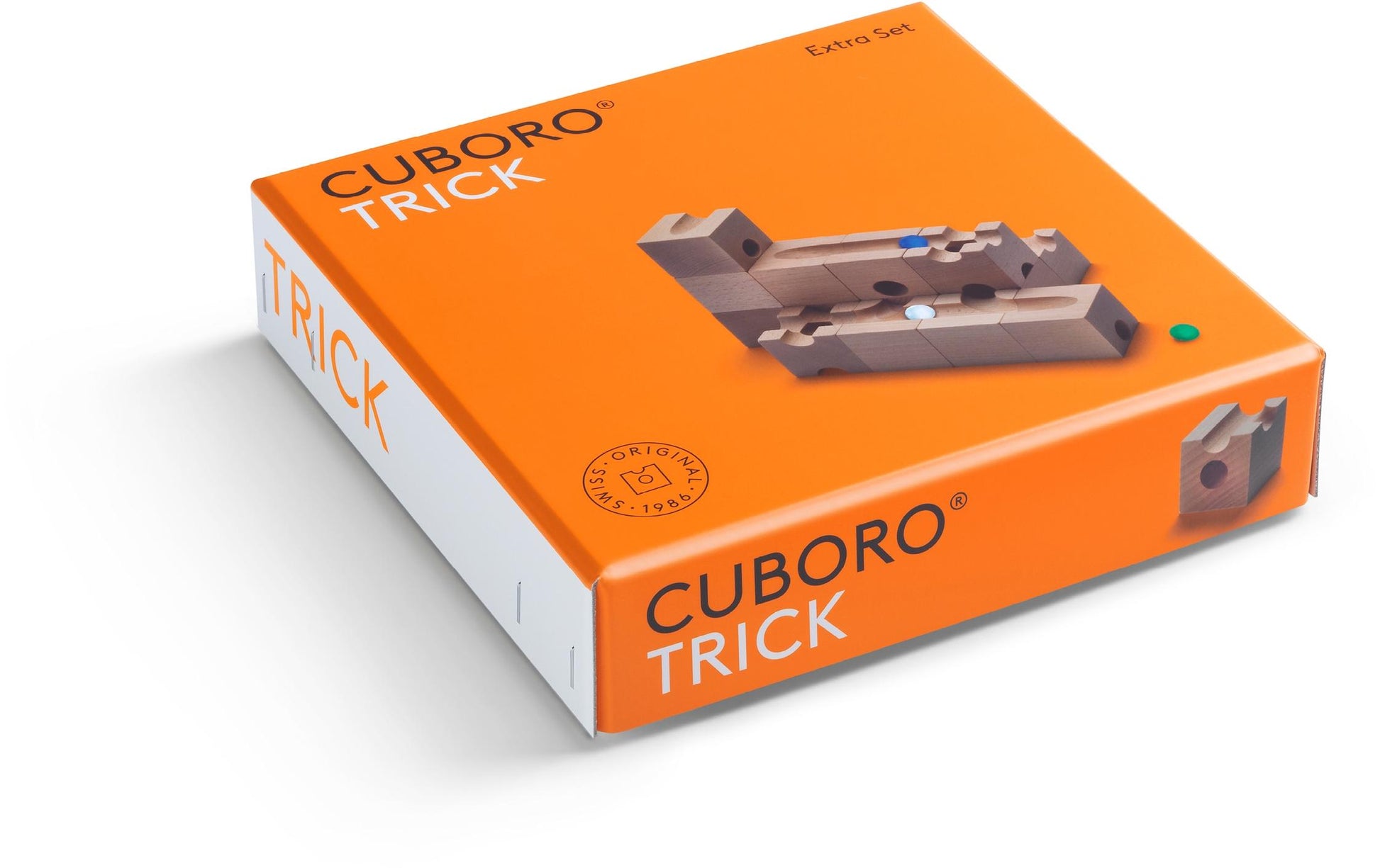 Cuboro Trick Murmelbahn – 21-teilig – ab 8 Jahren – Buche