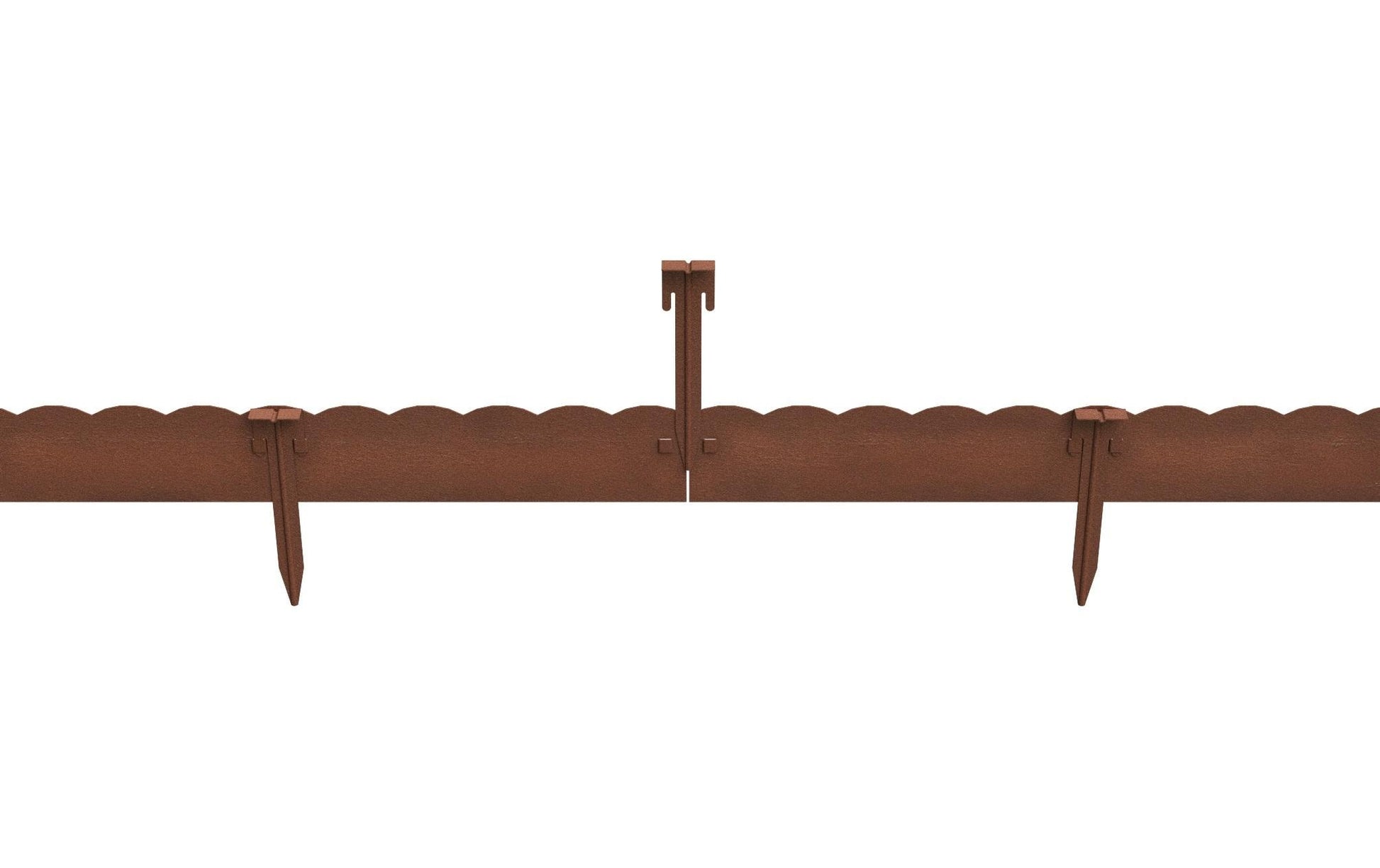 Neogard ag Befestigungsset für Rasenkante – Höhe 27 cm, Metall, Bronze, 3 Stk.