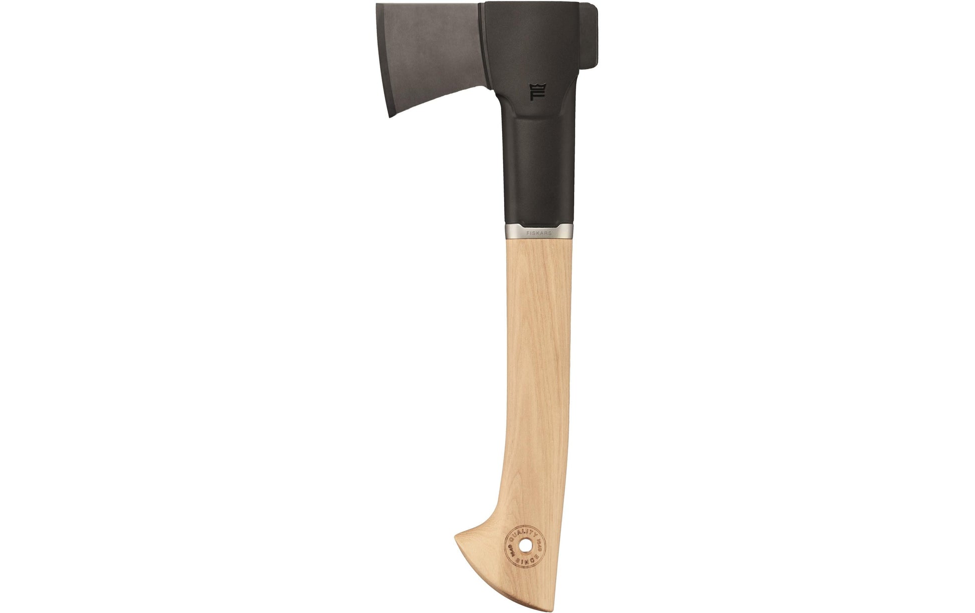 Fiskars Universalaxt Norden N7 – Axt 386 mm, Klingenlänge 172 mm, Hickorygriff (FSC-Holz), Schwarz