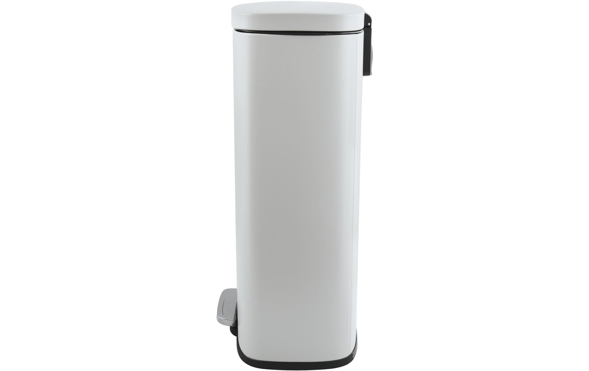 MSV Treteimer – 30 l – Stahl, rechteckig – weiss
