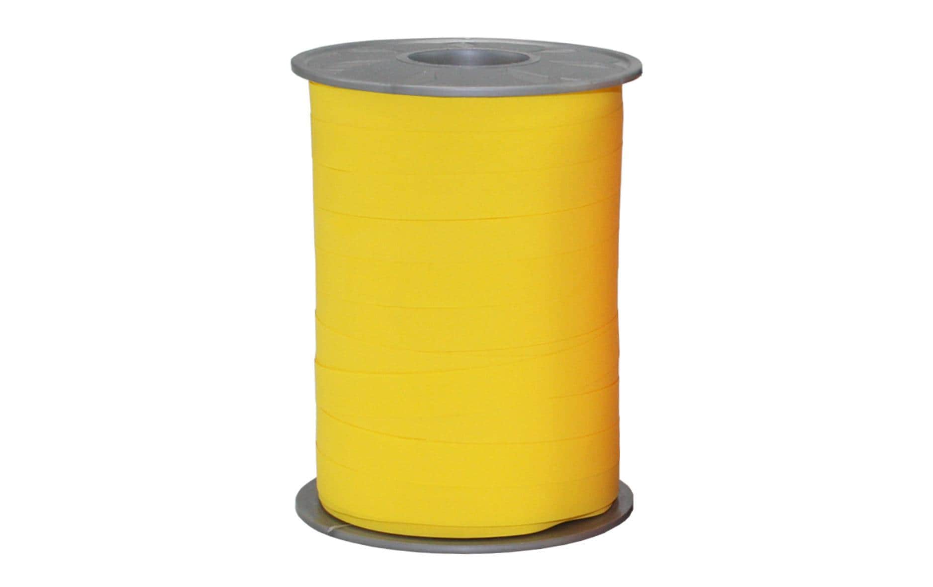 Pattberg Geschenkband PP matt gelb – 10 mm × 200 m – 1 Stk.