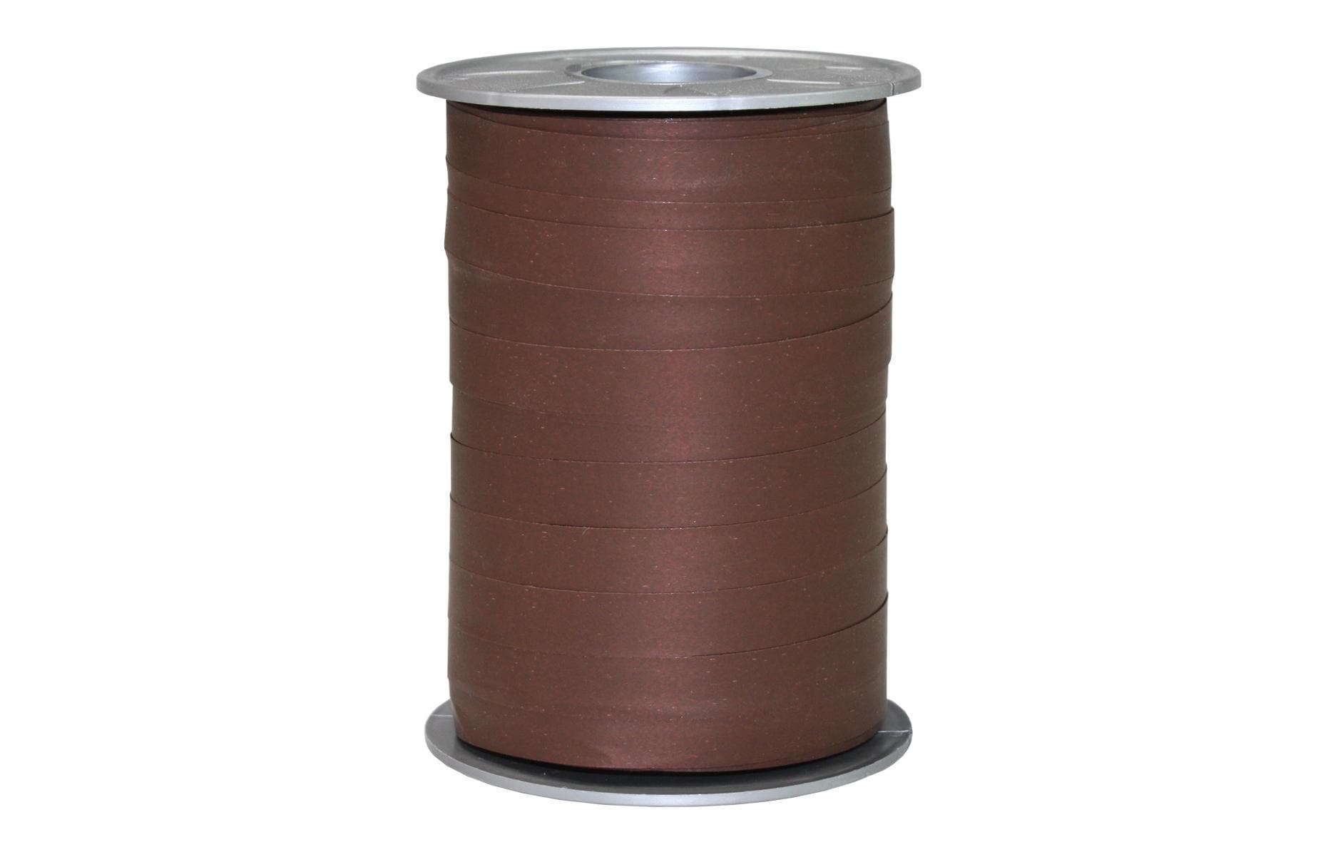 Pattberg Geschenkband Polypropylen, matt, braun – 10 mm × 200 m – 1 Stk.