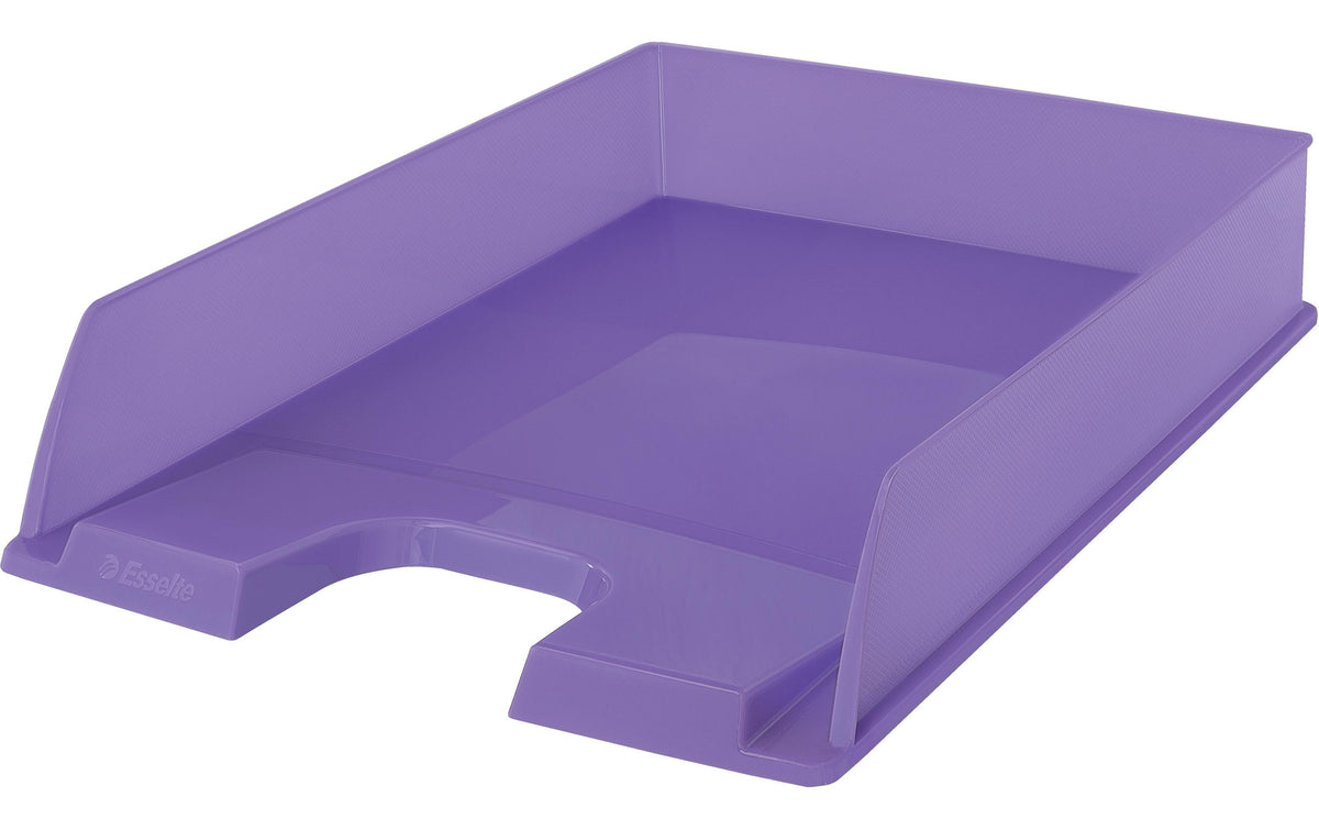 Esselte Colour'ICE – Briefkorb für A4, Polystyrol (PS), Lavendel, 254 × 61 × 350 mm