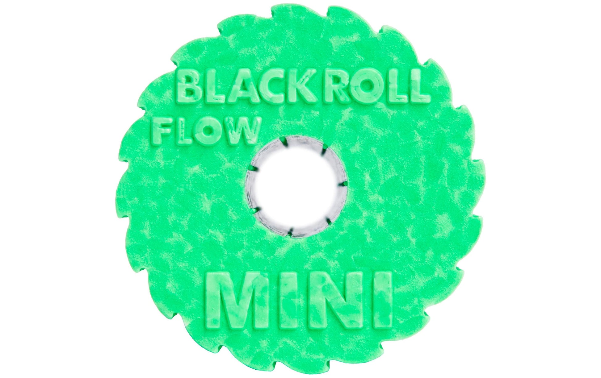 Blackroll Massagerolle Mini Flow – 6 × 15 cm, Schaum, Grün