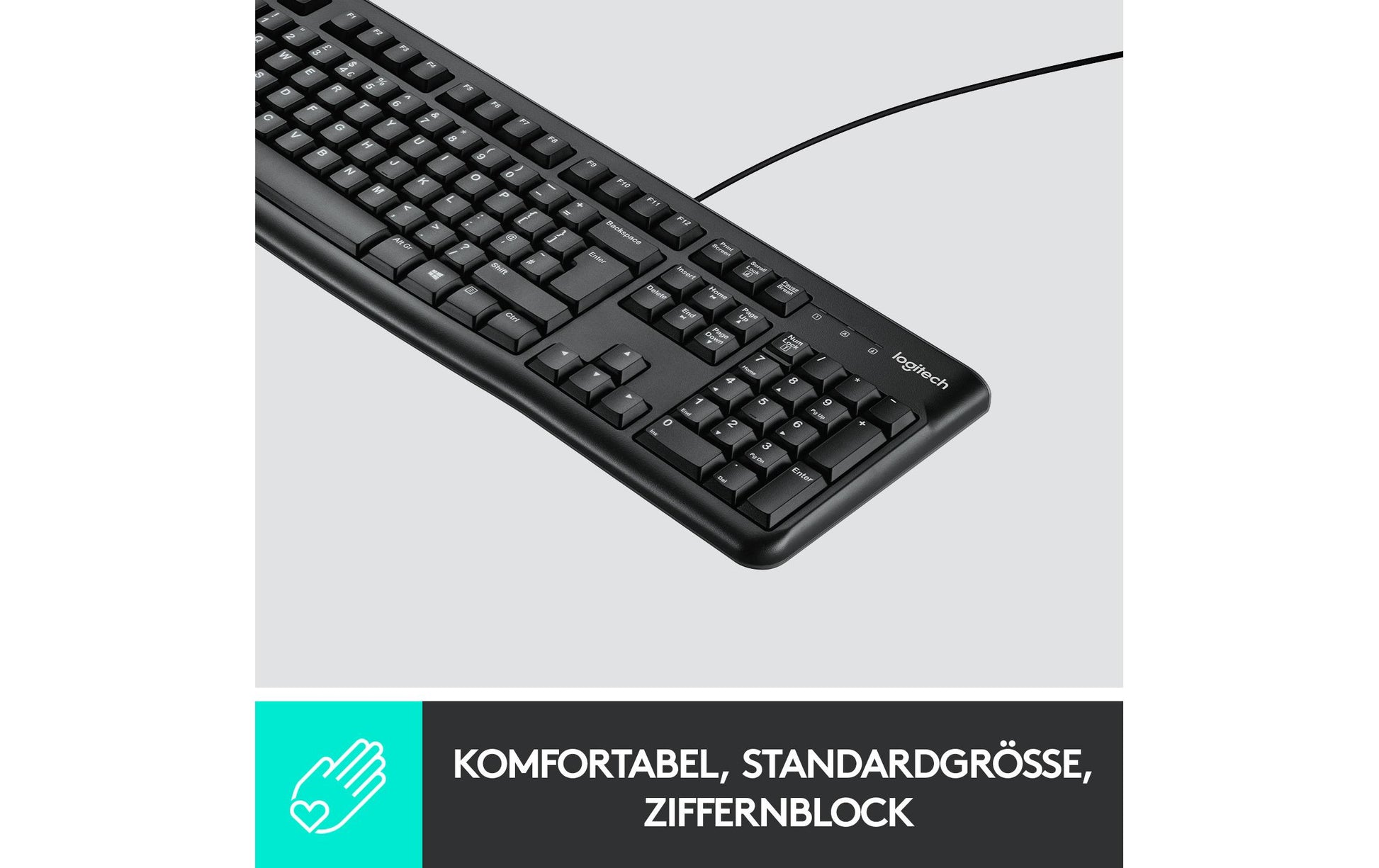 Logitech K120 – Tastatur, CH-Layout (DE-CH)