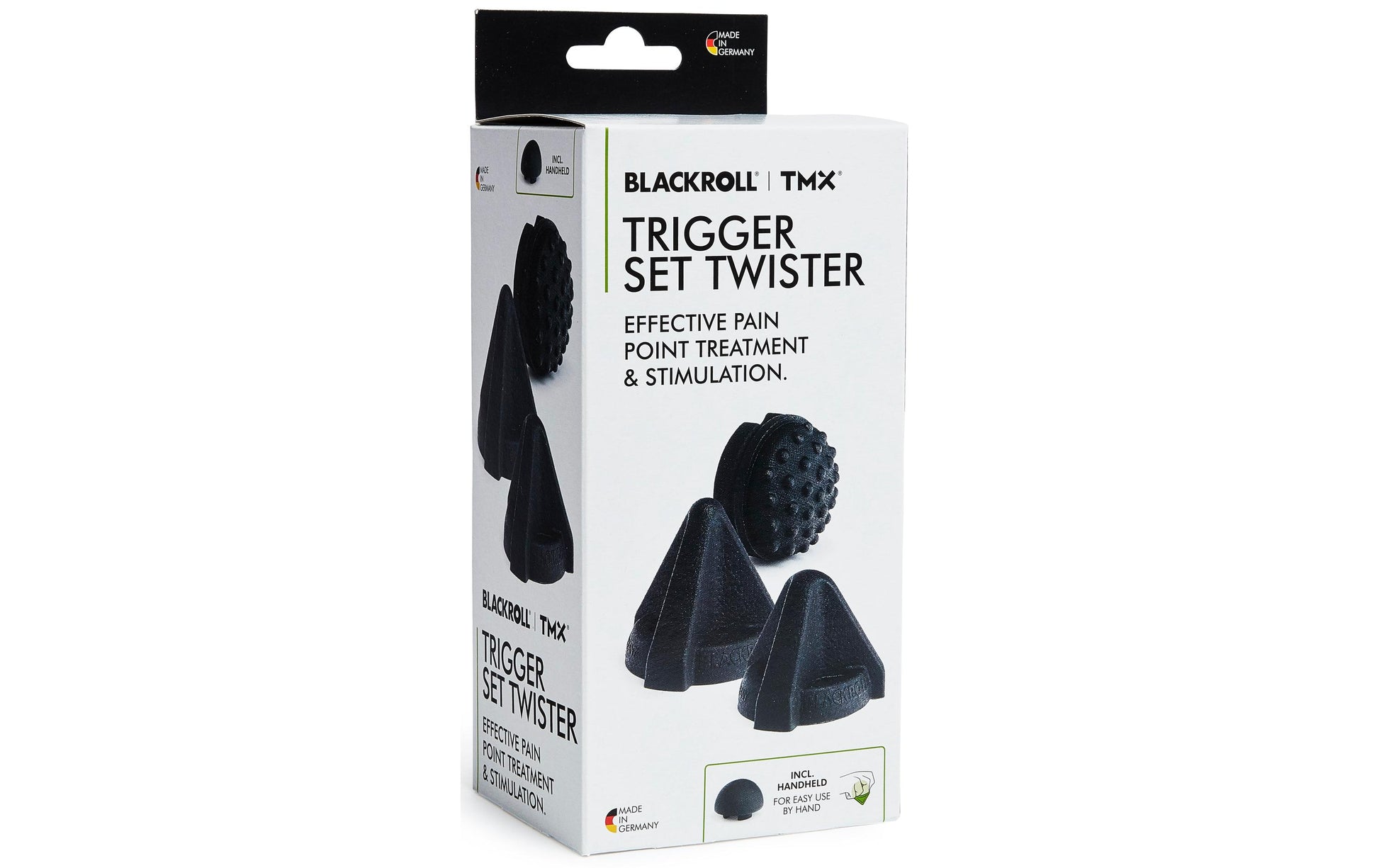 Blackroll Massage-Set – 4-teilig, Kunststoff, schwarz, 100% EPP (expandiertes Polypropylen)