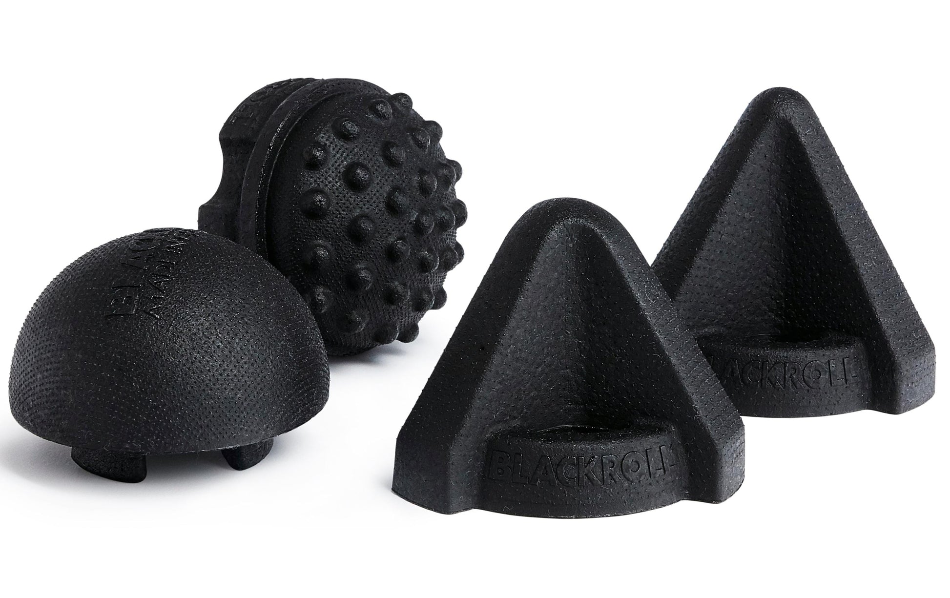 Blackroll Massage-Set – 4-teilig, Kunststoff, schwarz, 100% EPP (expandiertes Polypropylen)