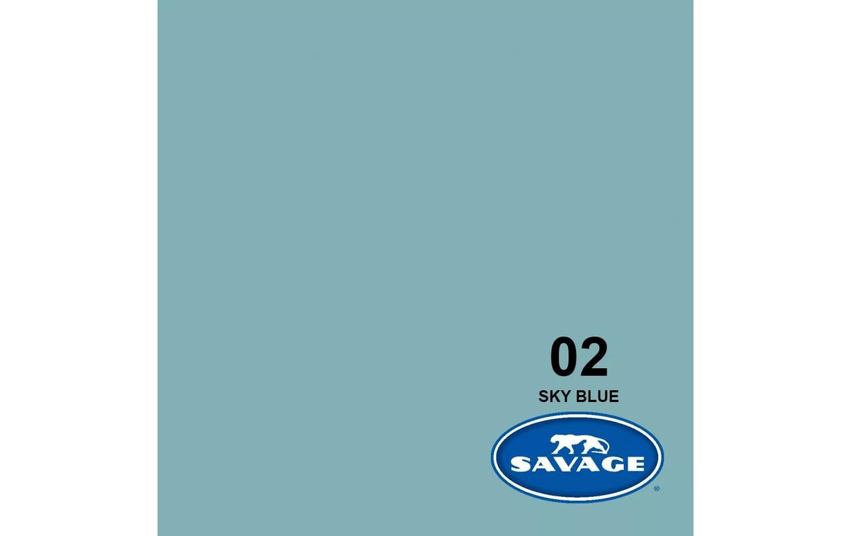 Savage Universal Savage Hintergrundpapier Himmelblau – 2,72 × 11 m, 145 g