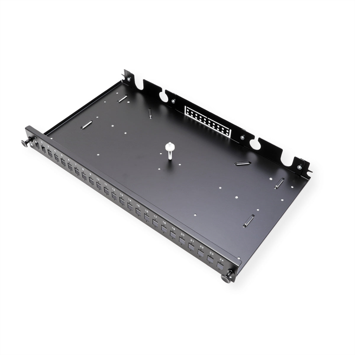 VALUE Patchpanel LWL – 24× LC/SC, 19", 1U, Schwarz
