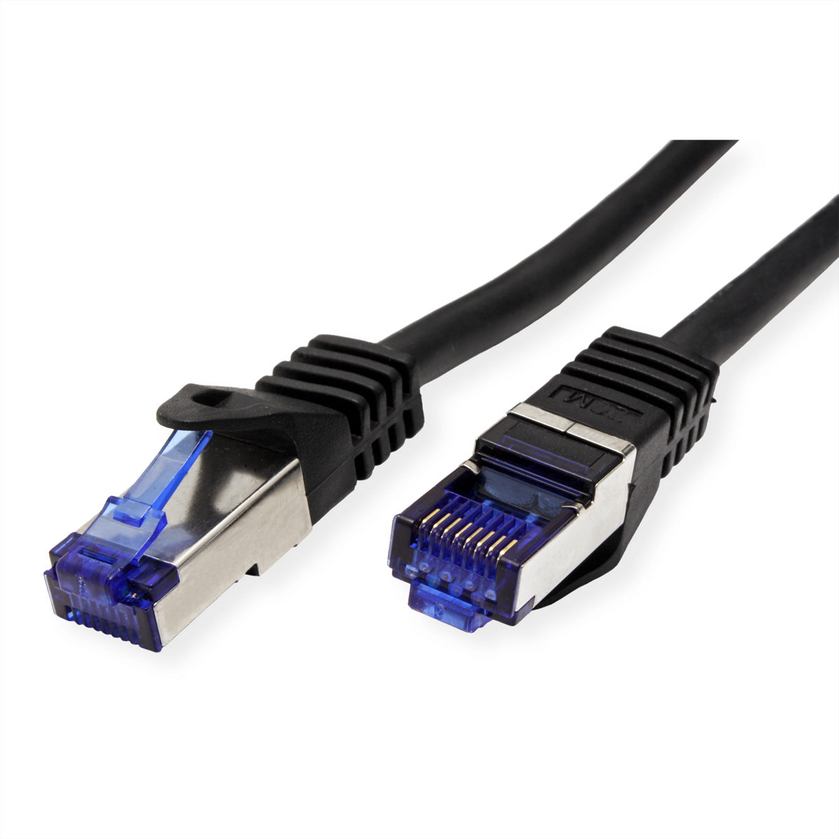 VALUE Cat6A Patchkabel – S/FTP (PiMF), 30 m, schwarz, LSOH, RJ-45