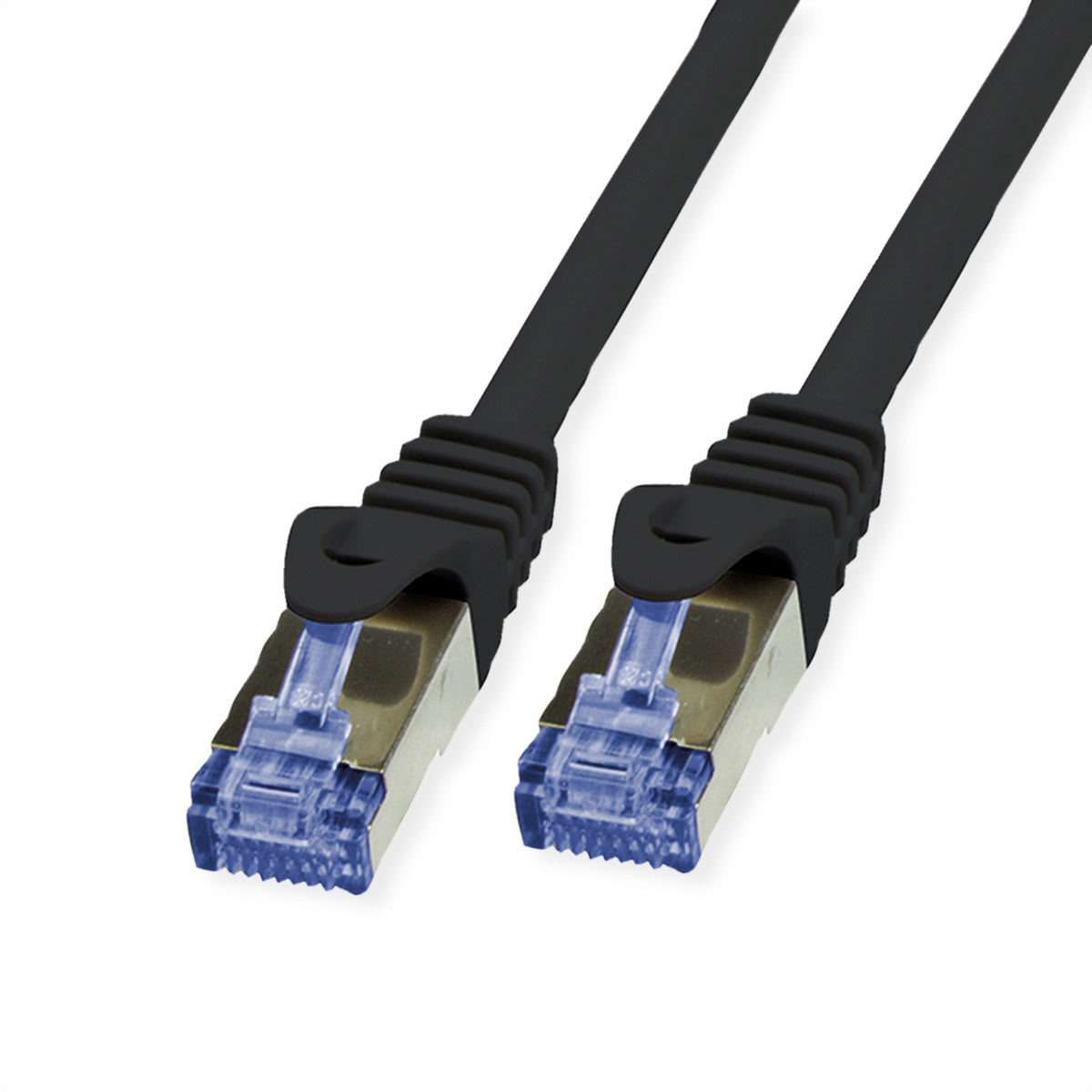 VALUE Cat6A Patchkabel – S/FTP (PiMF), 30 m, schwarz, LSOH, RJ-45