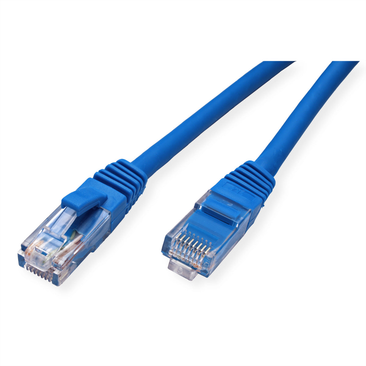 VALUE Patchkabel – Cat6 / Klasse E, UTP, 10 m, Blau, LSZH, RJ-45