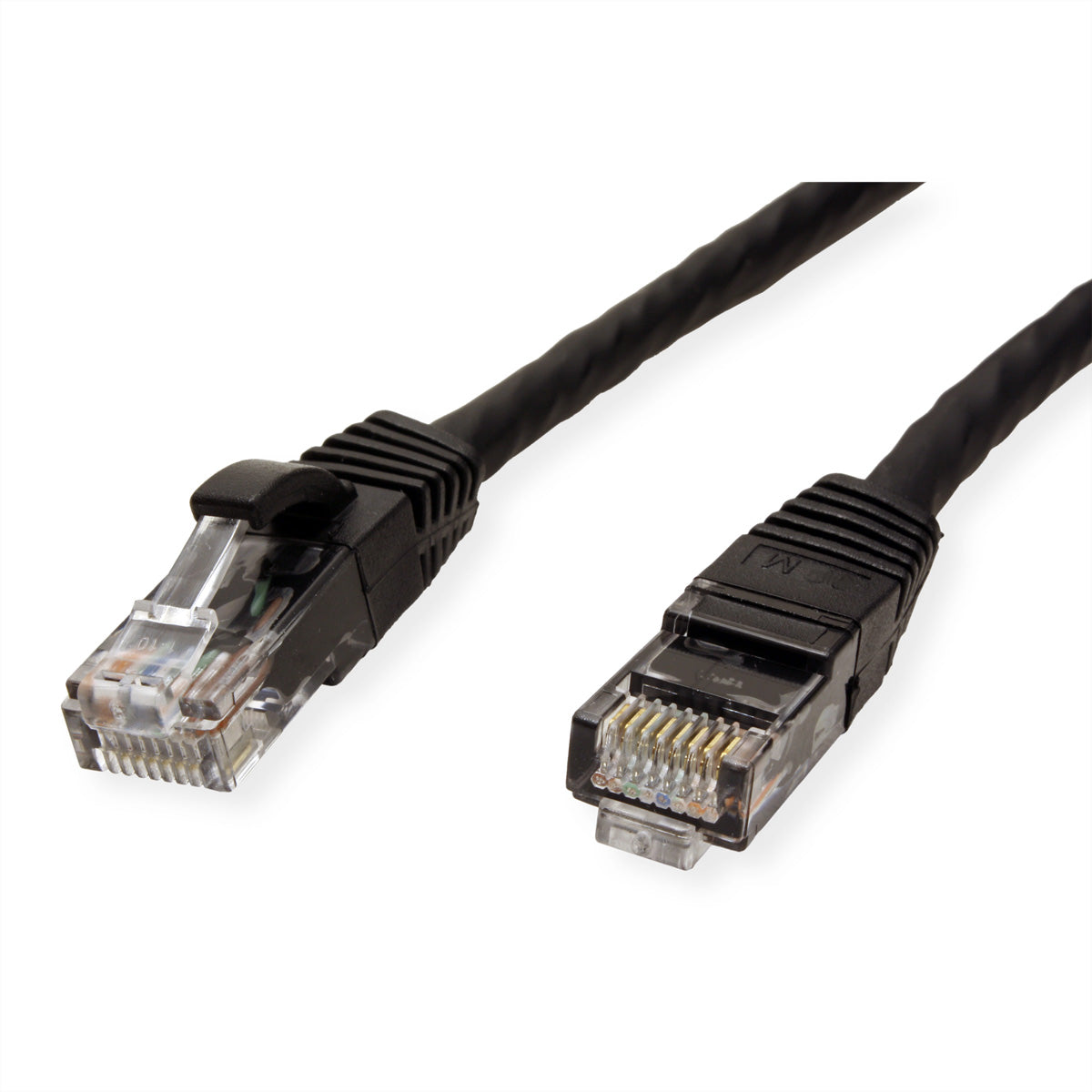 VALUE Patchkabel – Cat6 (Klasse E) U/UTP, 10 m, schwarz, LSOH, RJ-45