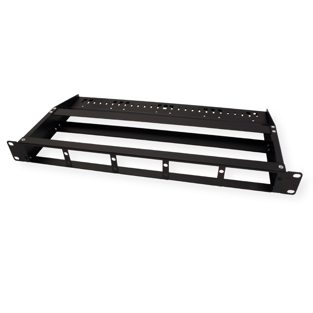 VALUE 21.99.1108 Panel-Bausatz – 19U, Schwarz, für 5 Module, 1 Stück