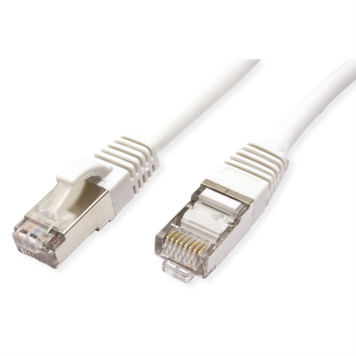VALUE Cat6 Patchkabel – S/FTP (PiMF), 10 m, weiss, LSOH, RJ-45