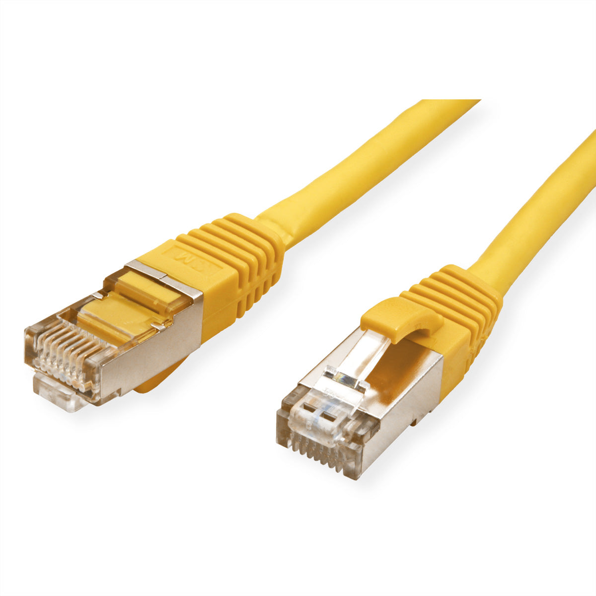 VALUE Patchkabel – Cat6 / Klasse E S/FTP (PiMF), 10 m, gelb, LSZH, RJ-45