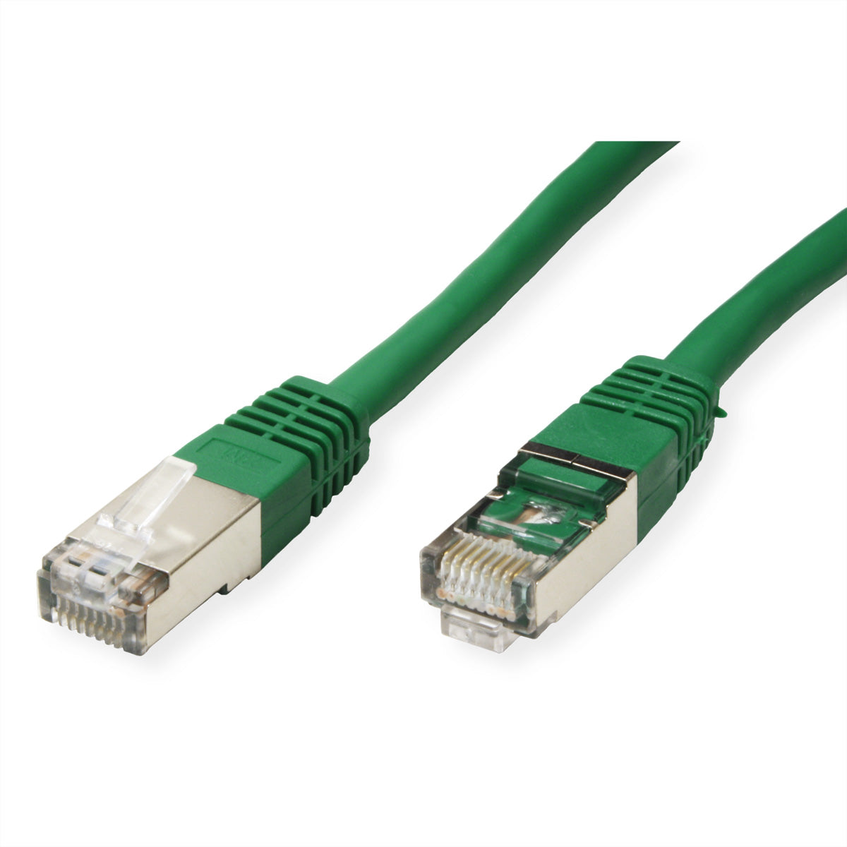 VALUE Patchkabel Cat6 (Klasse E) S/FTP (PiMF) – 10 m, grün, RJ-45