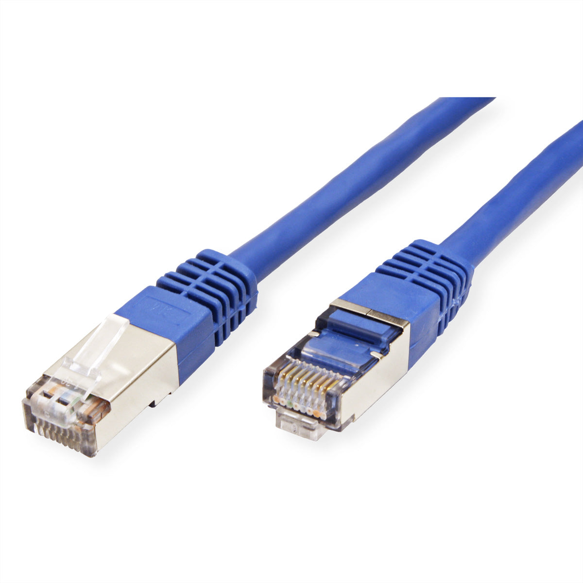 VALUE Patchkabel – Cat6 (Klasse E) S/FTP (PiMF), 7 m, Blau, RJ-45