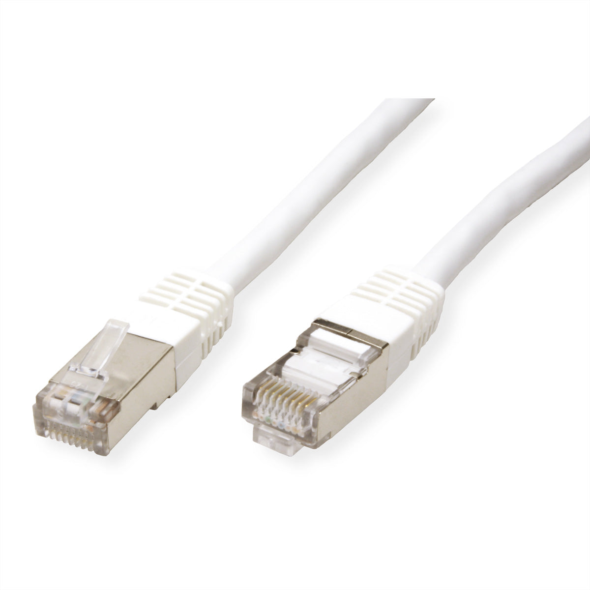 VALUE Patchkabel – Cat6 S/FTP (S‑STP), 2 m, Weiss, RJ‑45