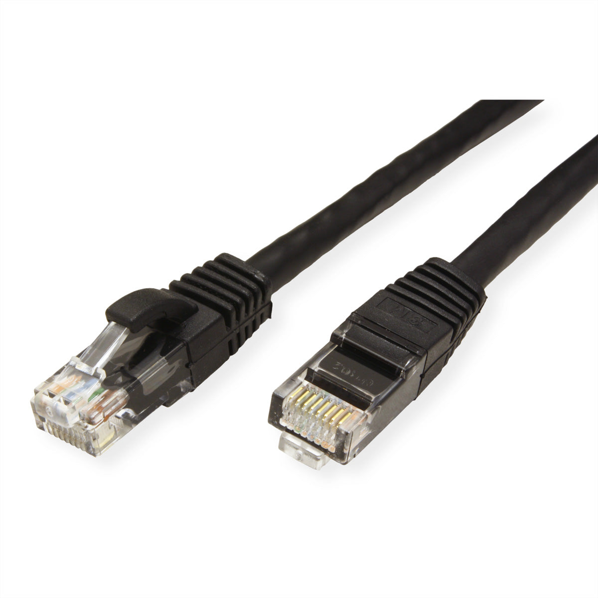 VALUE Patchkabel – Cat6A UTP, 10 m, Schwarz, RJ-45
