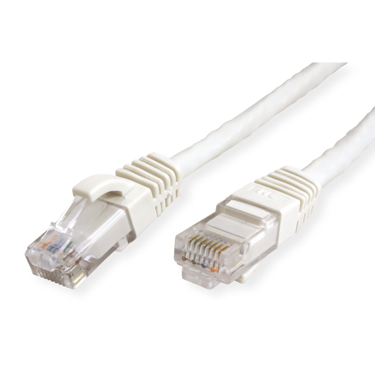 VALUE Patchkabel – Cat6A U/UTP, 20 m, Weiss, RJ-45
