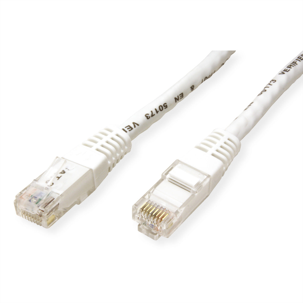 VALUE Patchkabel – Cat6 U/UTP, 10 m, weiss, RJ-45