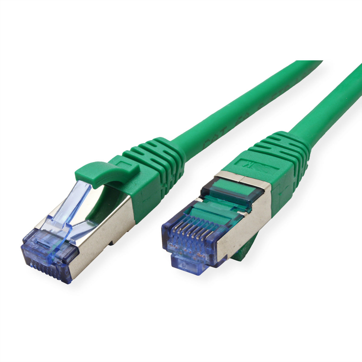 VALUE Cat6A Patchkabel – S/FTP (PiMF), 15 m, grün, LSZH, RJ-45