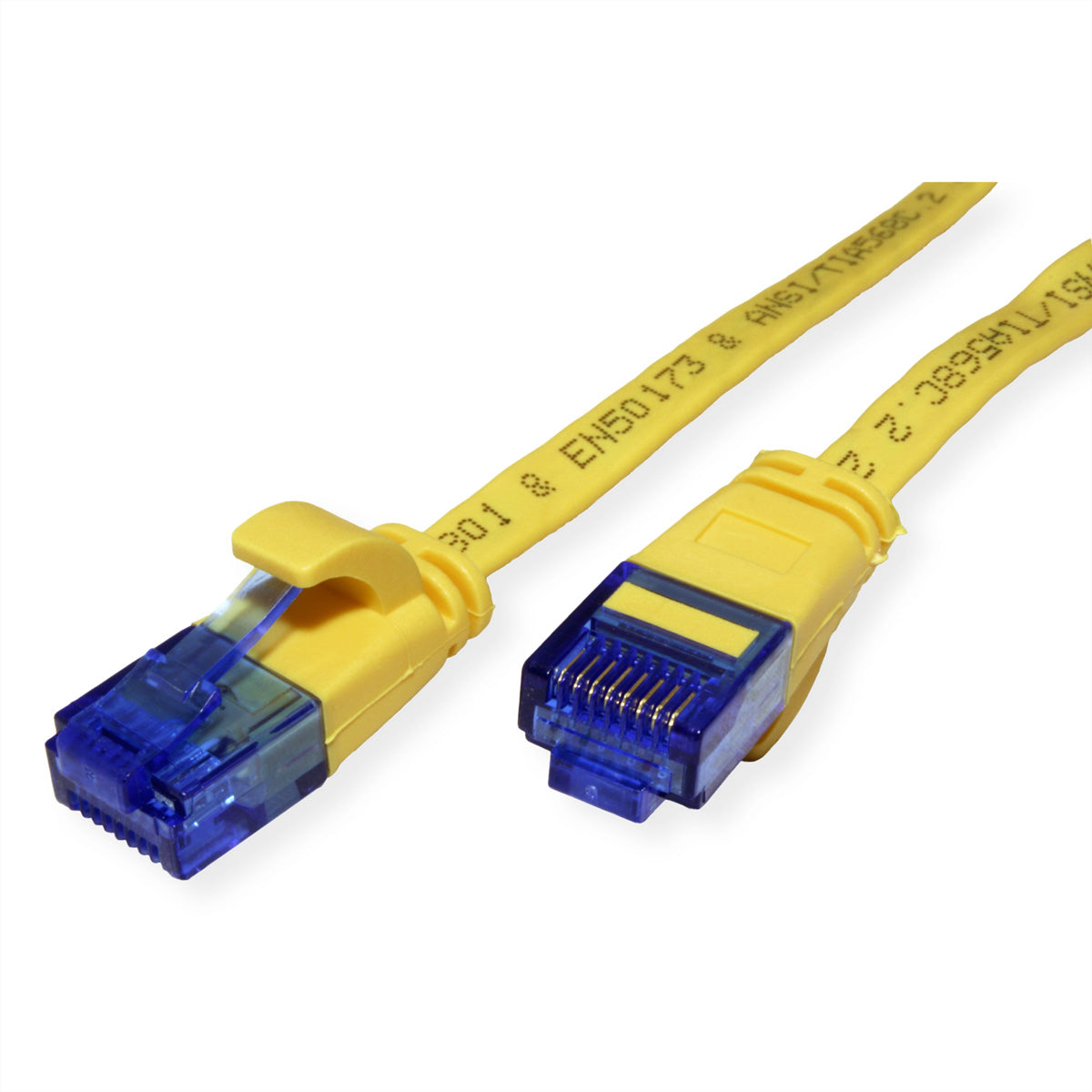VALUE 21.99.2030 Patchkabel – Cat6a U/UTP, 0,5 m, Gelb, RJ-45
