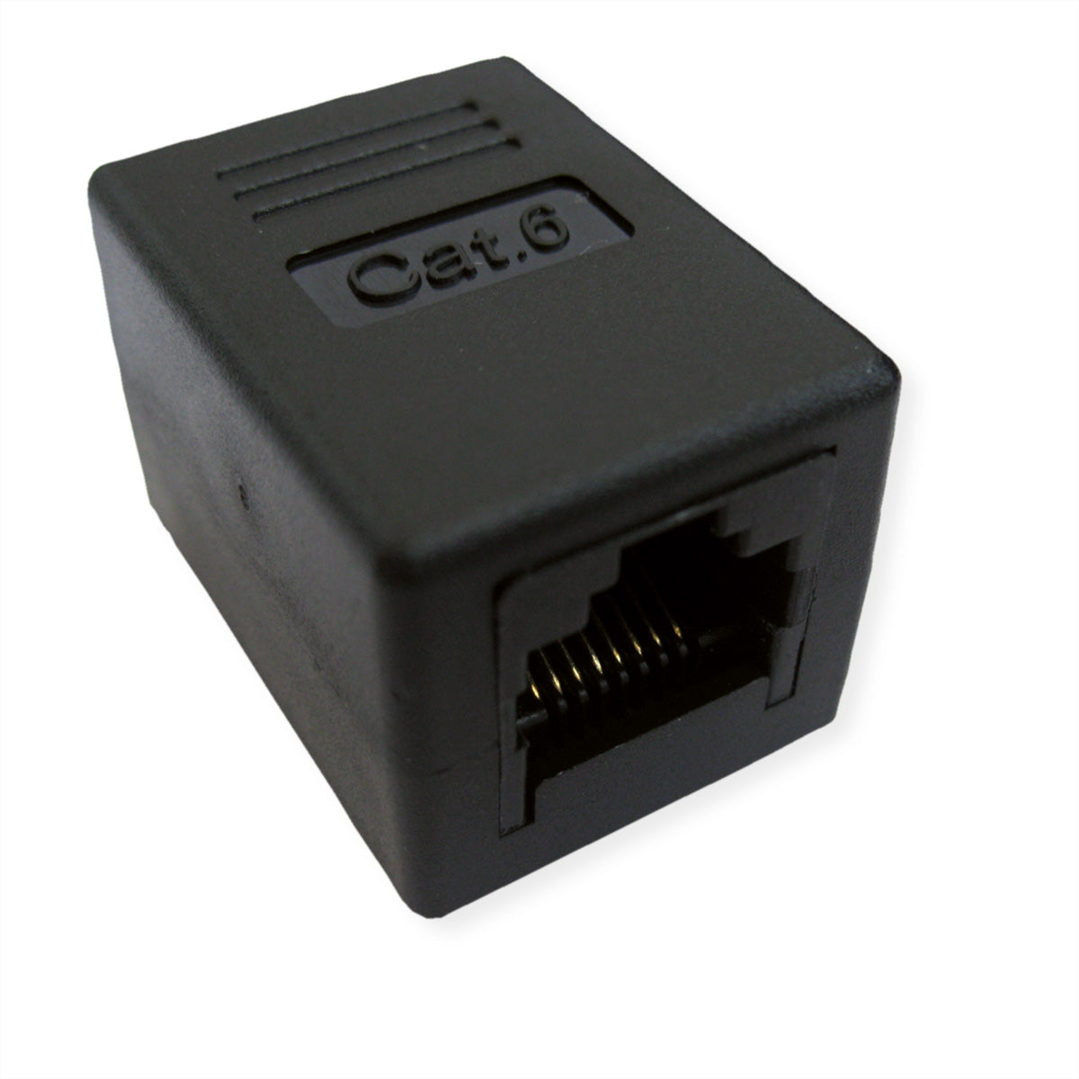 VALUE RJ-45-Kupplung – Kat.6, ungeschirmt, schwarz