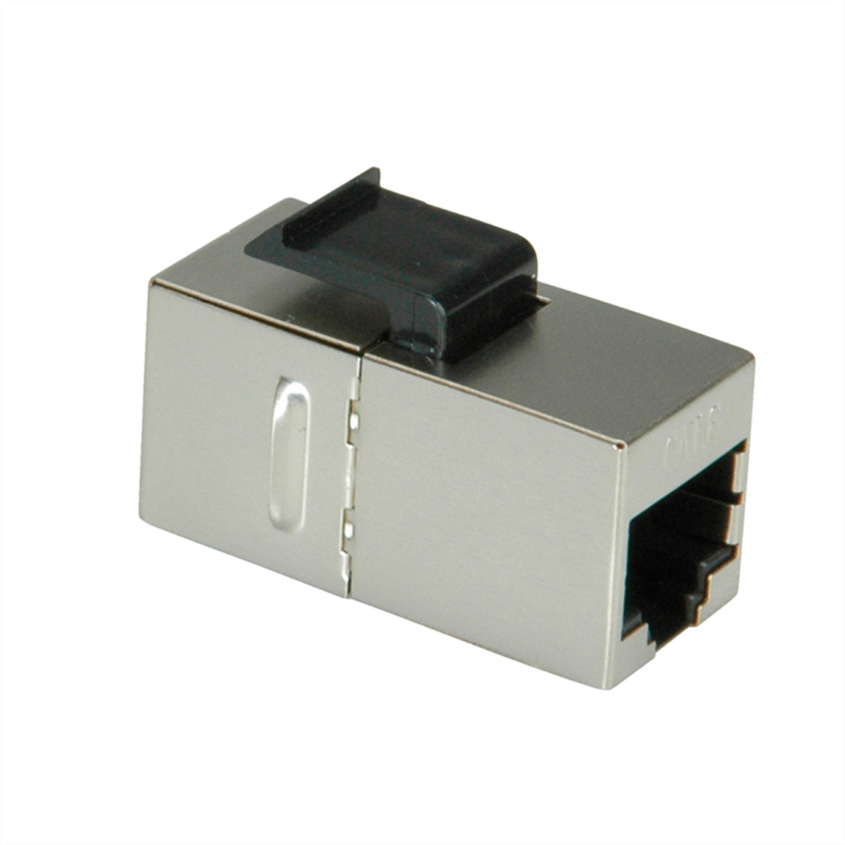 VALUE Keystone RJ-45 Kupplung – 1× RJ-45, geschirmt, Kat. 6, Metall