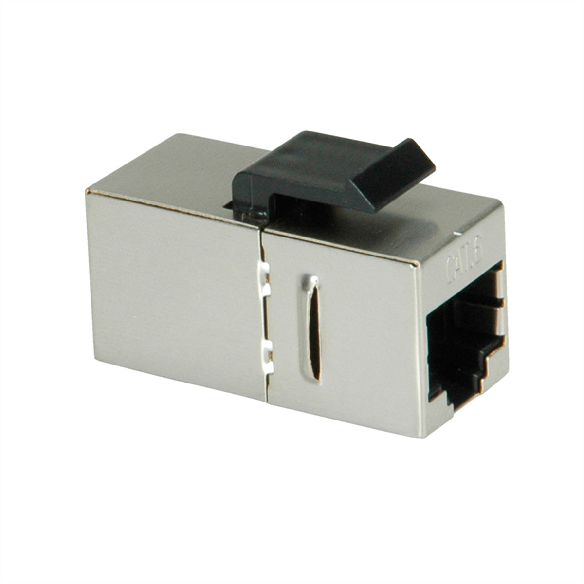 VALUE Keystone RJ-45 Kupplung – 1× RJ-45, geschirmt, Kat. 6, Metall